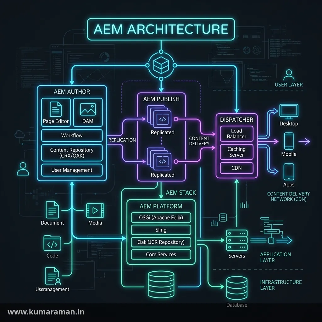 AEM Architecture: The Complete Guide (Whiteboard-Ready)